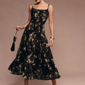 Reformation Katalina Dress Black - Size 0